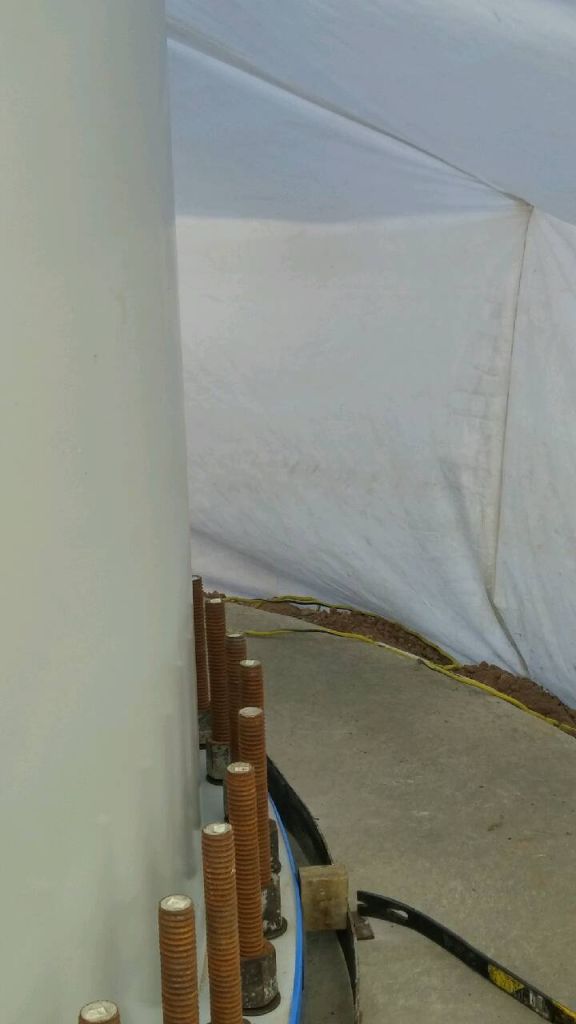 wind turbine grout tent interior wind-turbine-grout-tent-interior